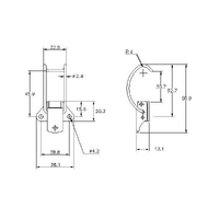 Spring Claw Toggle Latch  - Stainless - 70 Strength (kg)