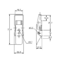 Non-Adjustable Toggle Latch - 200 Strength (kg) - Mild Steel