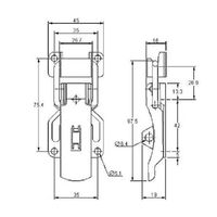 ProLatch Padlockable with Safety Catch - 400 Strength (kg) - Stainless