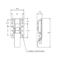 CatchBolt Padlockable - 600 Strength (kg) -  Stainless