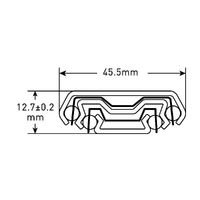 Light Duty Non-Locking Drawerslides 900mm