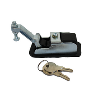 Black Lock with Key Medium 