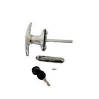 T Handle Door Lock w/diecast cam & Key