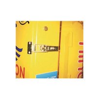 Adjustable Latch with Safety Catch - 650 Strength (kg) -  Mild Steel