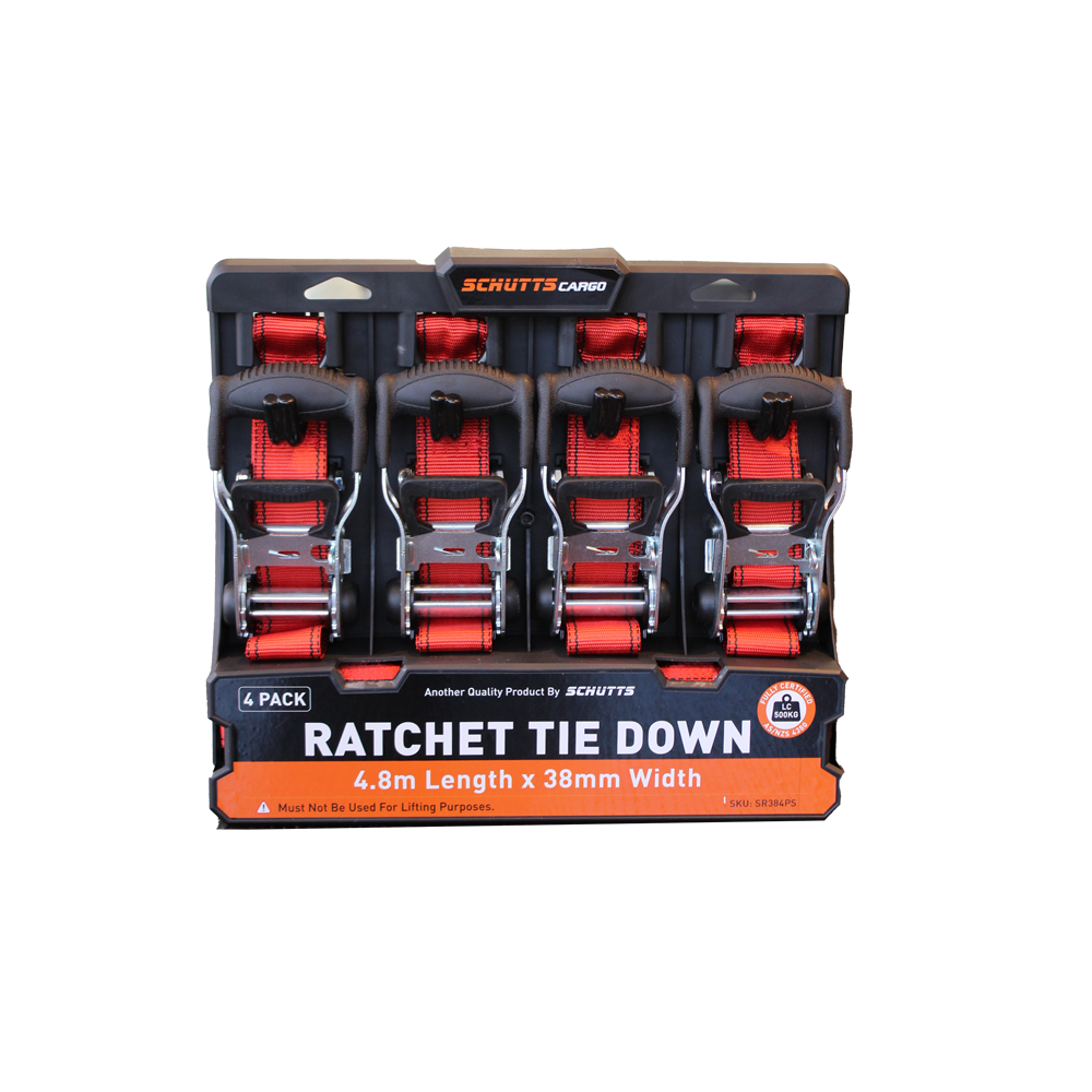 Ratchet Tie Down LC 500KG (Pack of 4)